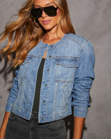 Classic Light-Wash Denim Jacket