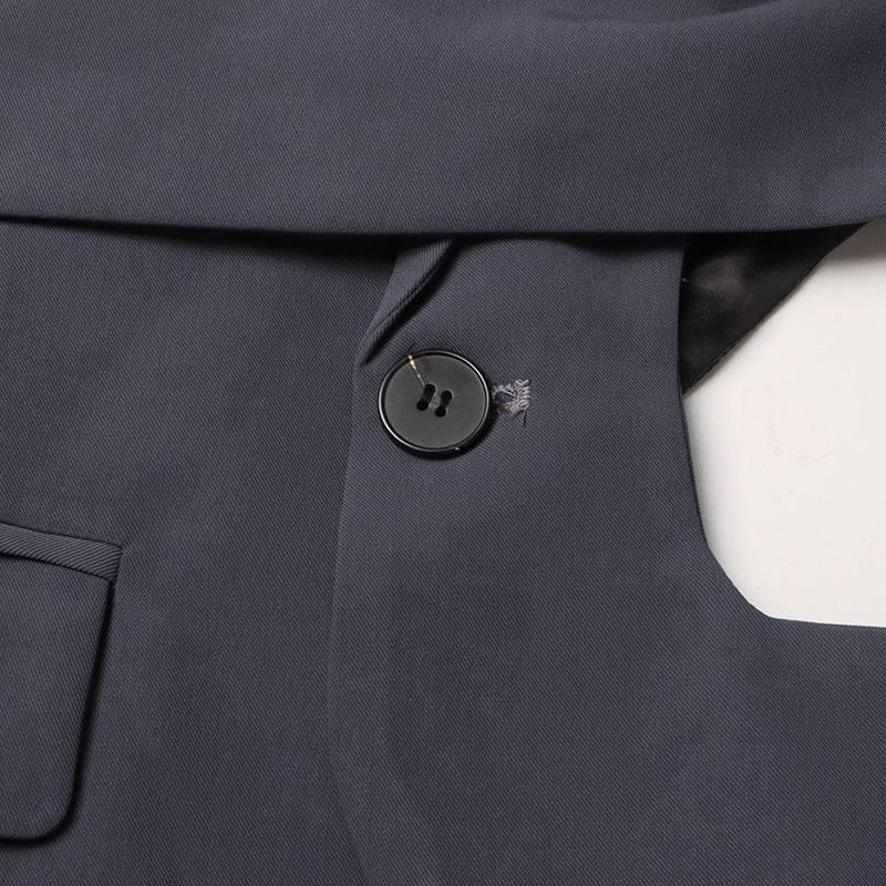 Chic Cut-Out Blazer Jacket