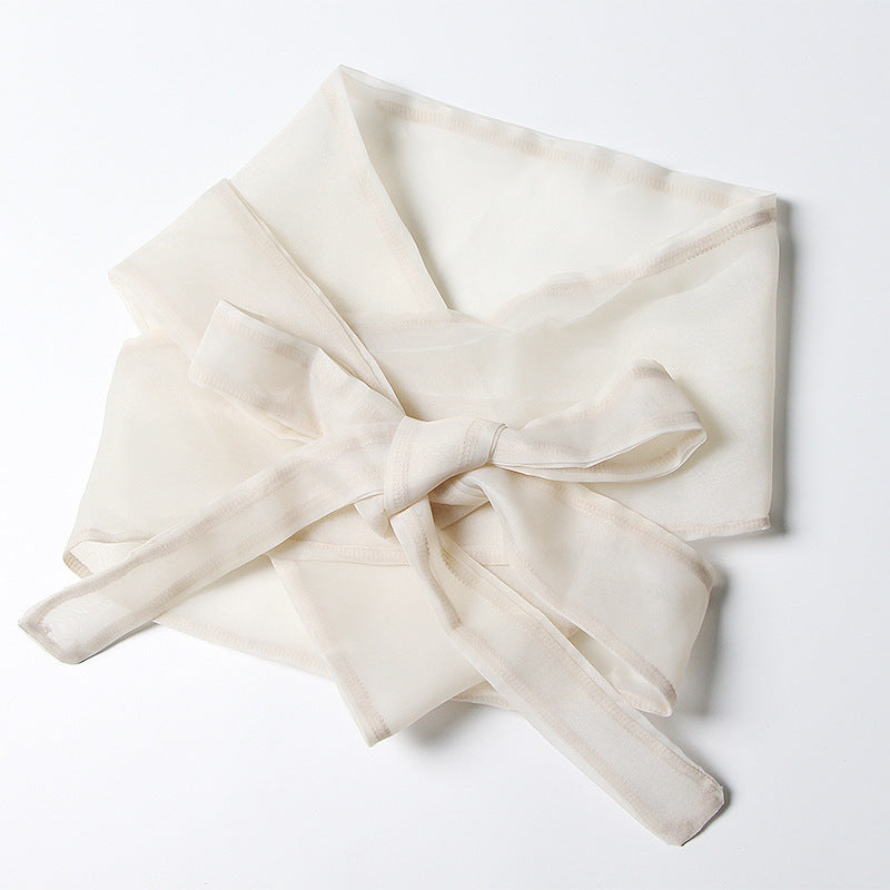 Elegant Embroidered Wrap Blouse