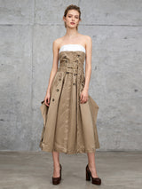 Trench Dress with Belt Details