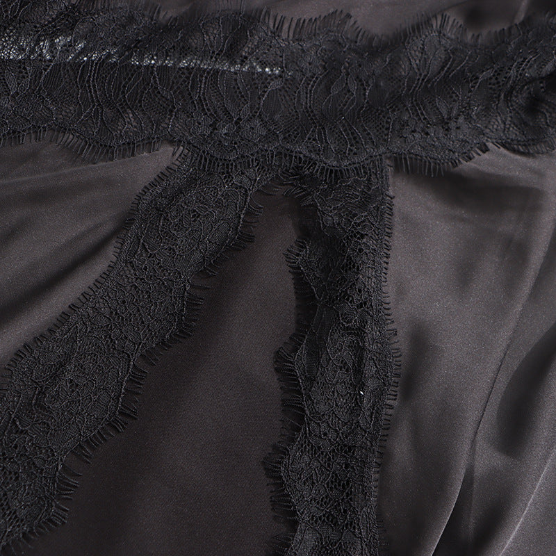 Maxi Skirt with Lace Details