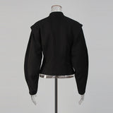 Futuristic Asymmetrical  Blazer Jacket