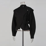 Futuristic Asymmetrical  Blazer Jacket