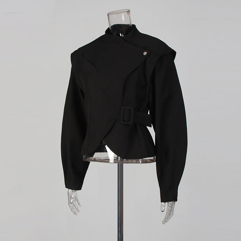 Futuristic Asymmetrical  Blazer Jacket