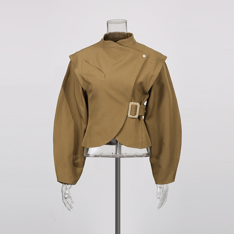 Futuristic Asymmetrical  Blazer Jacket