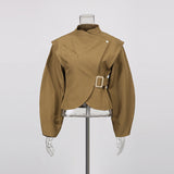 Futuristic Asymmetrical  Blazer Jacket