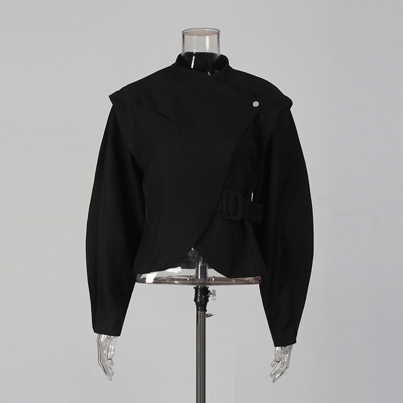 Futuristic Asymmetrical  Blazer Jacket