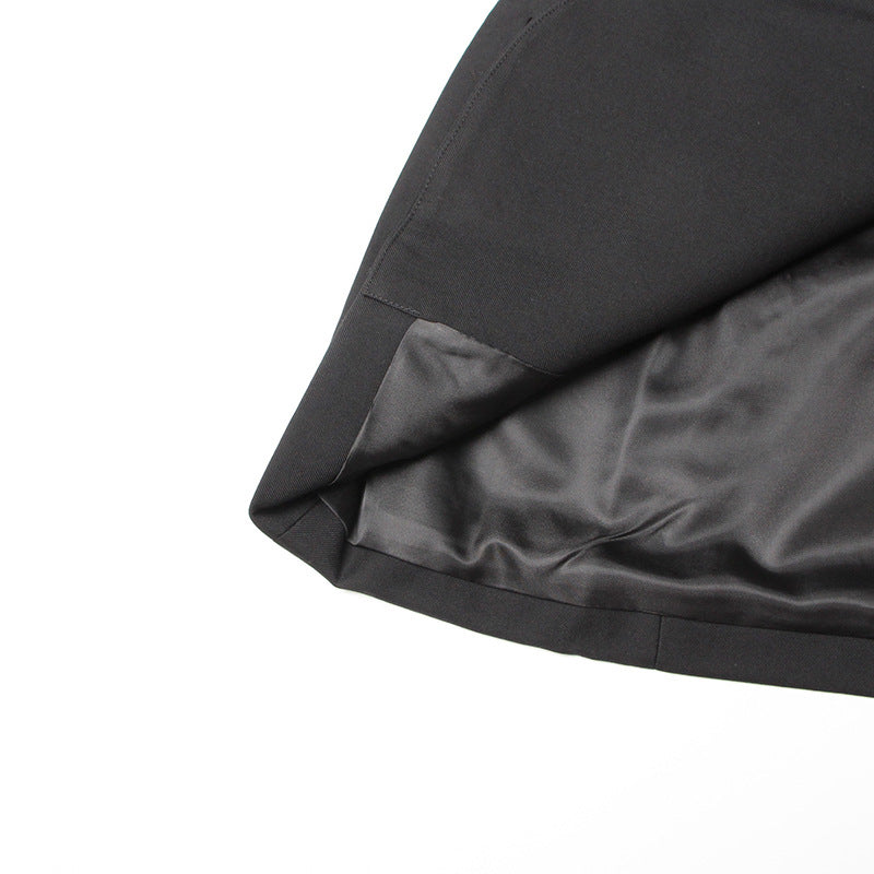 Blazer Jacket with Sheer Panel Accents