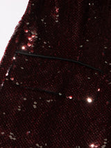 Elegant Sequined Blazer Jacket