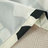 Abstract Printed Maxi Robe with High Slit