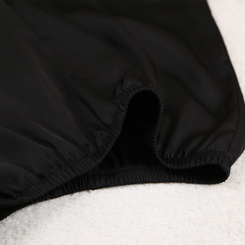 Elegant Black Pajama Set