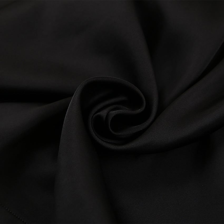 Elegant Black Pajama Set