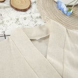 Ruffled Blazer and Shorts Set