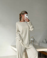 Cozy Beige Loungewear Set