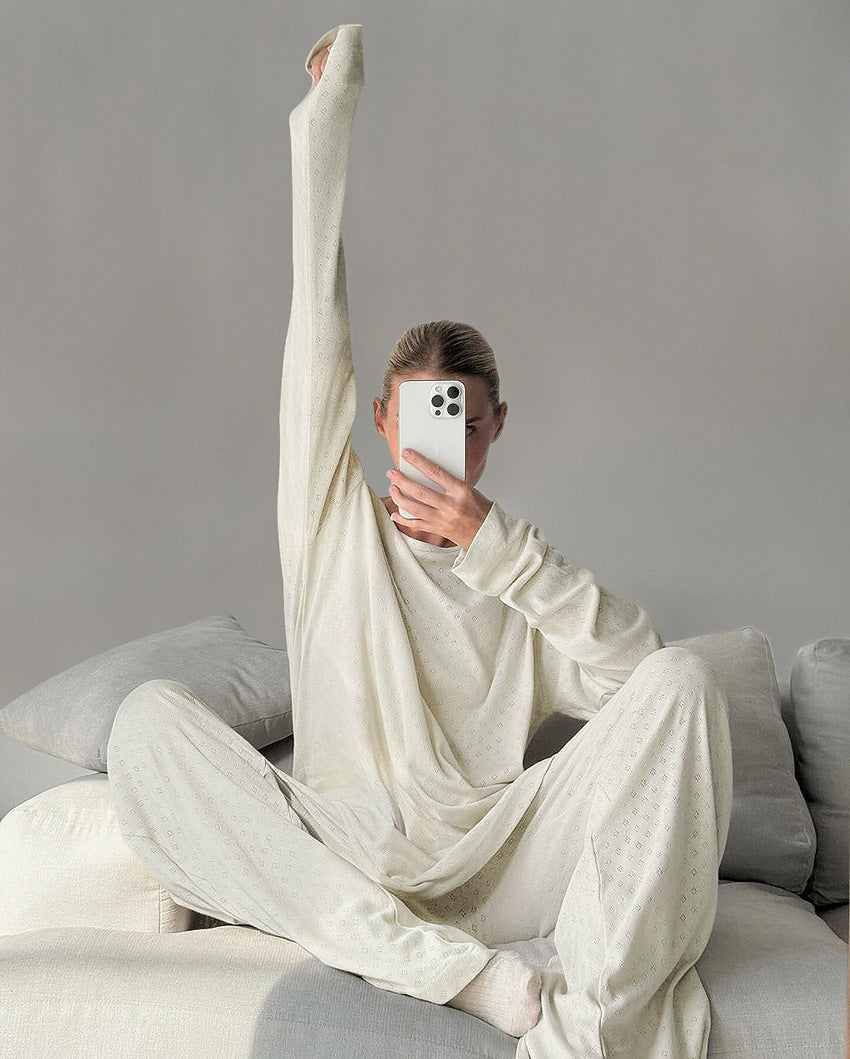 Cozy Beige Loungewear Set