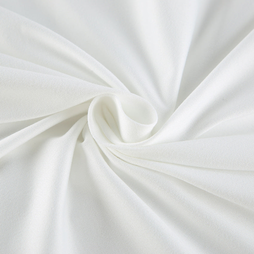 Wide-Leg Pants and Long Sleeve Top