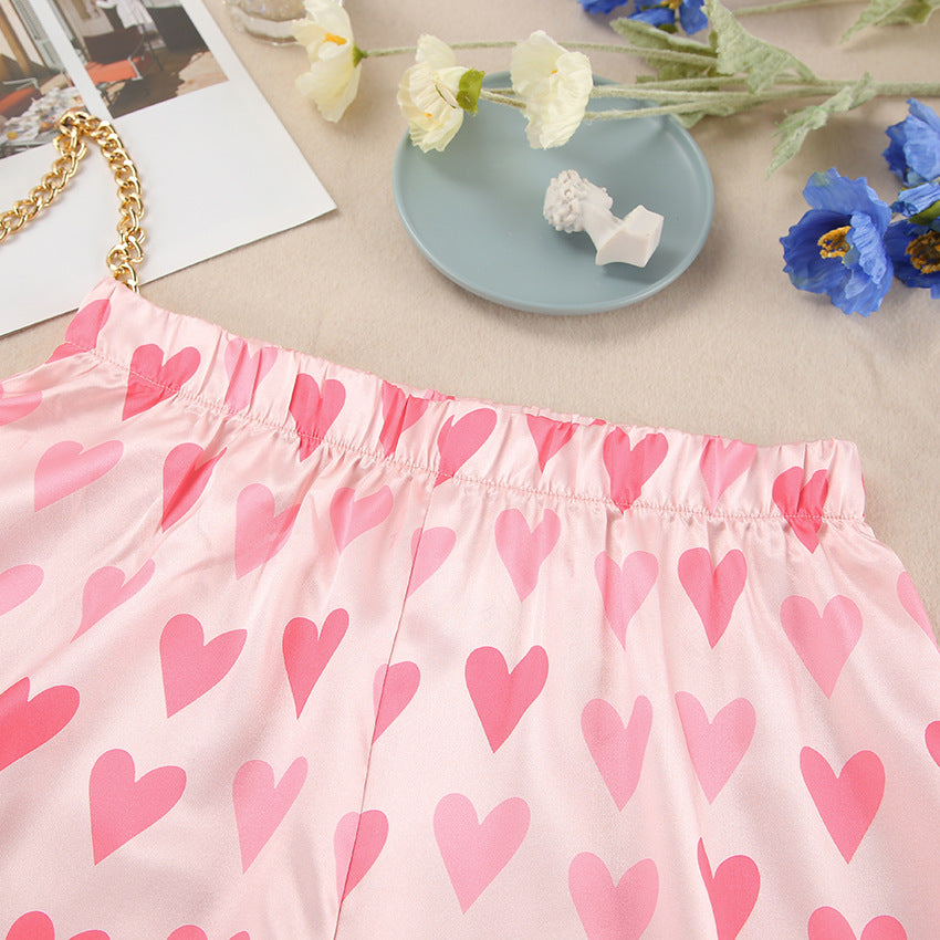 Button-Down Top and Loose Pants