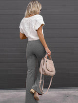 Chic Casual Wide-Leg Pants