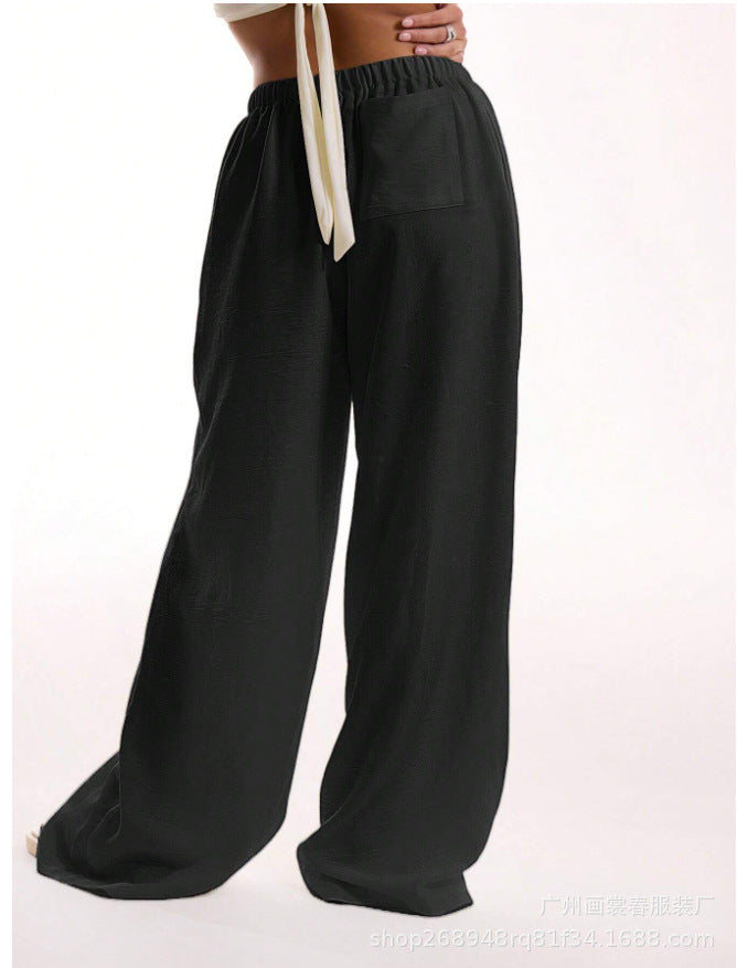 Wide-Leg Lounge Pants
