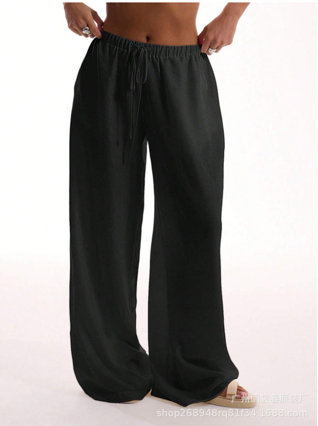 Wide-Leg Lounge Pants