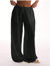 Wide-Leg Lounge Pants