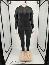 Athletic Tracksuit with Side Stripe Details