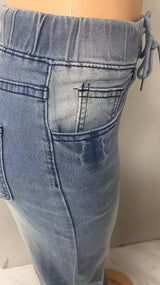 Relaxed Fit Denim Wide-Leg Jeans