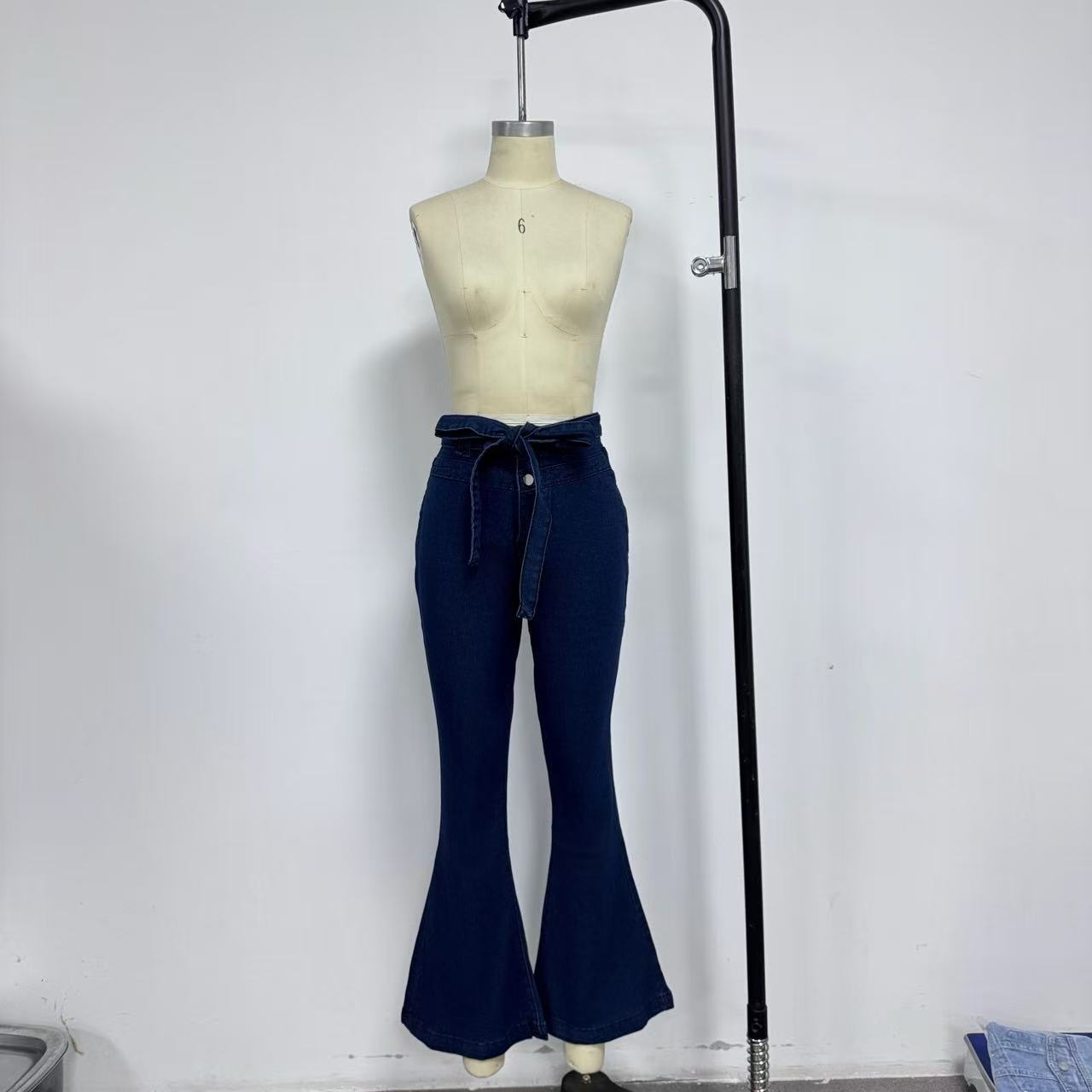 Stylish High-Waisted Flared Jeans