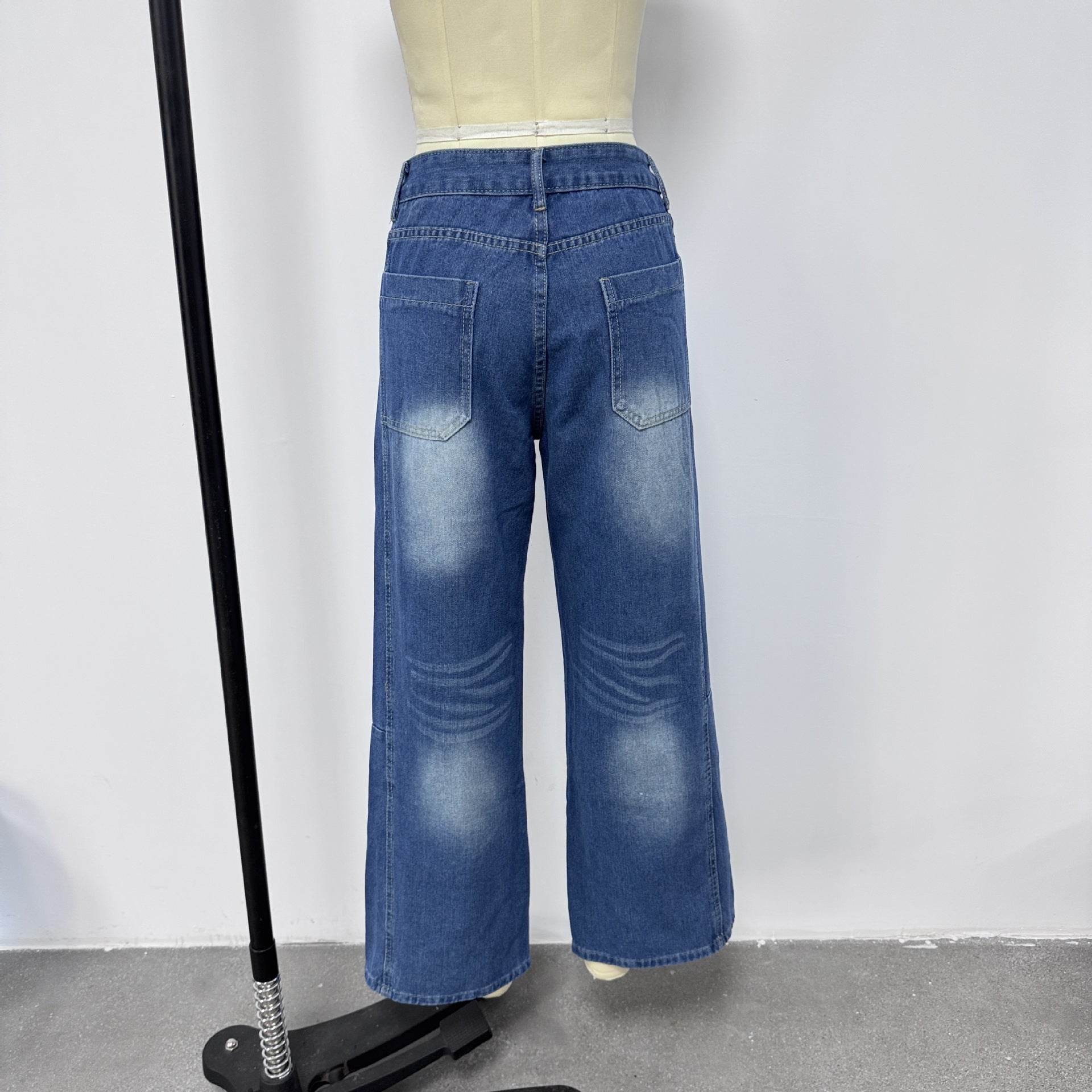 High-Waisted Wide-Leg Jeans