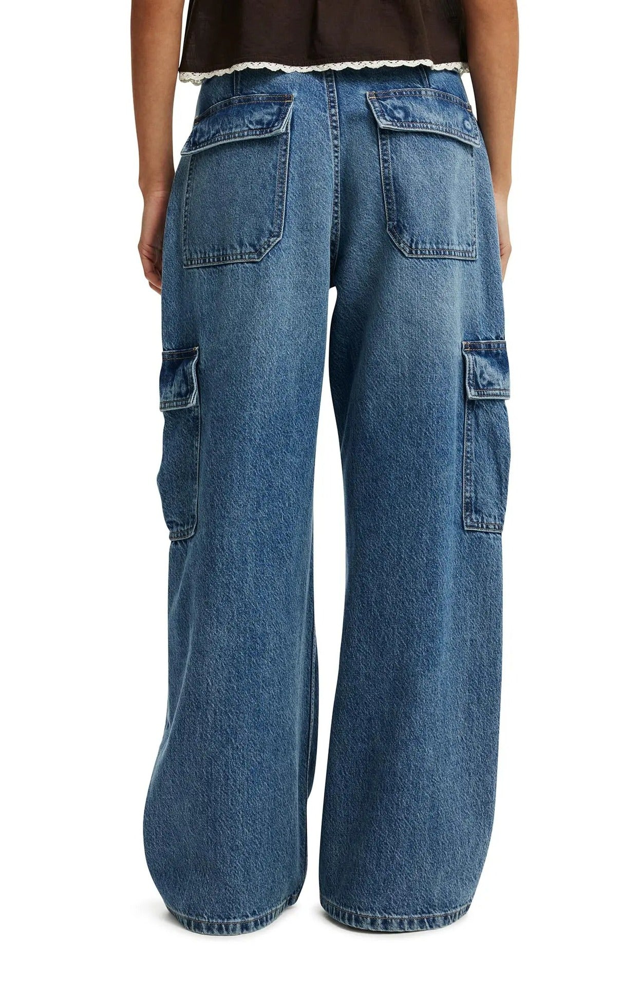 Casual Oversized Cargo Jeans