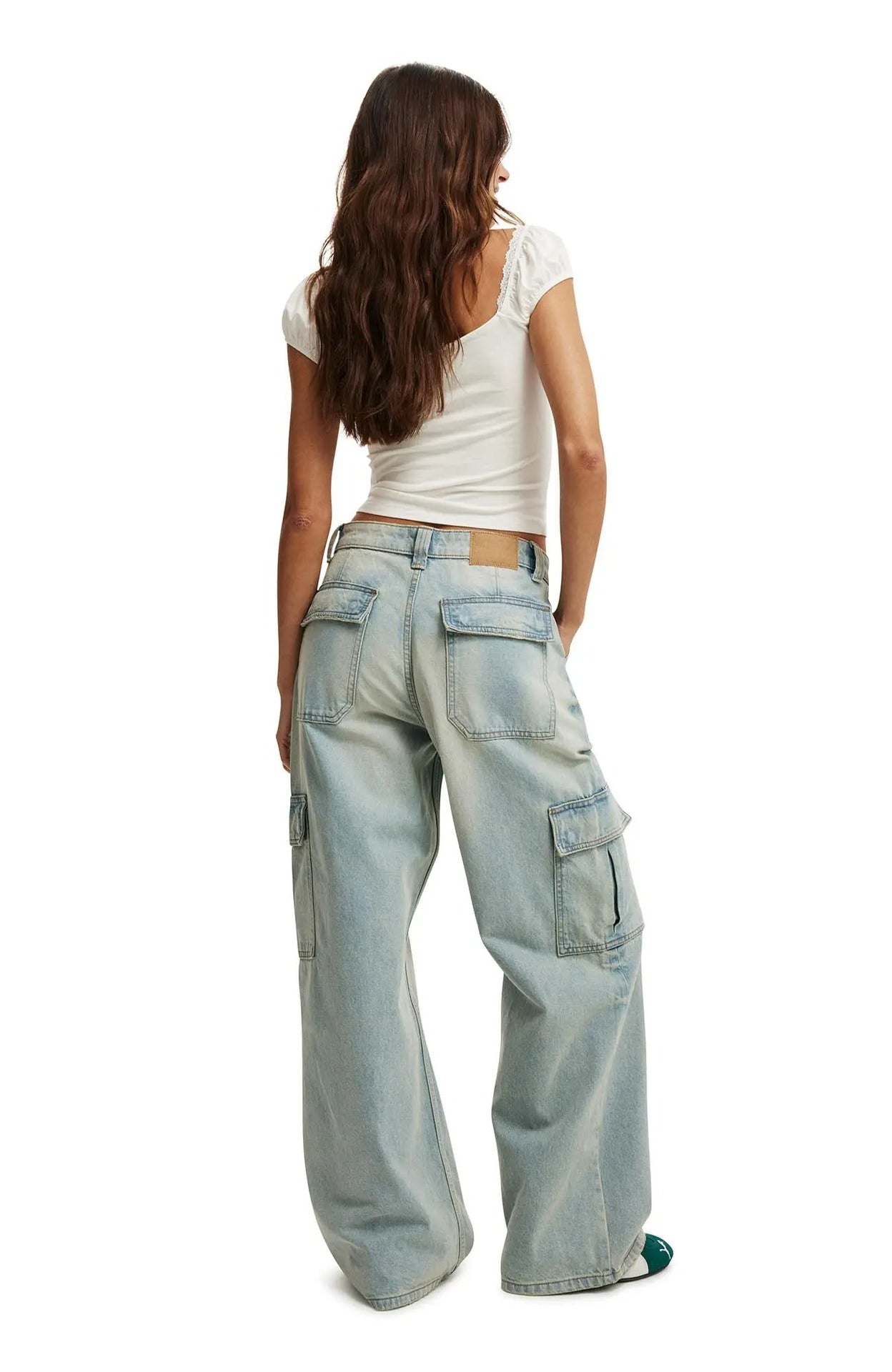 Casual Oversized Cargo Jeans