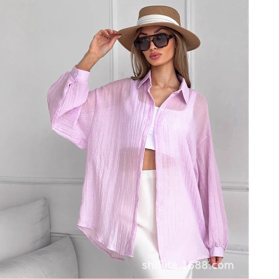 Oversized Button-Up Shirt
