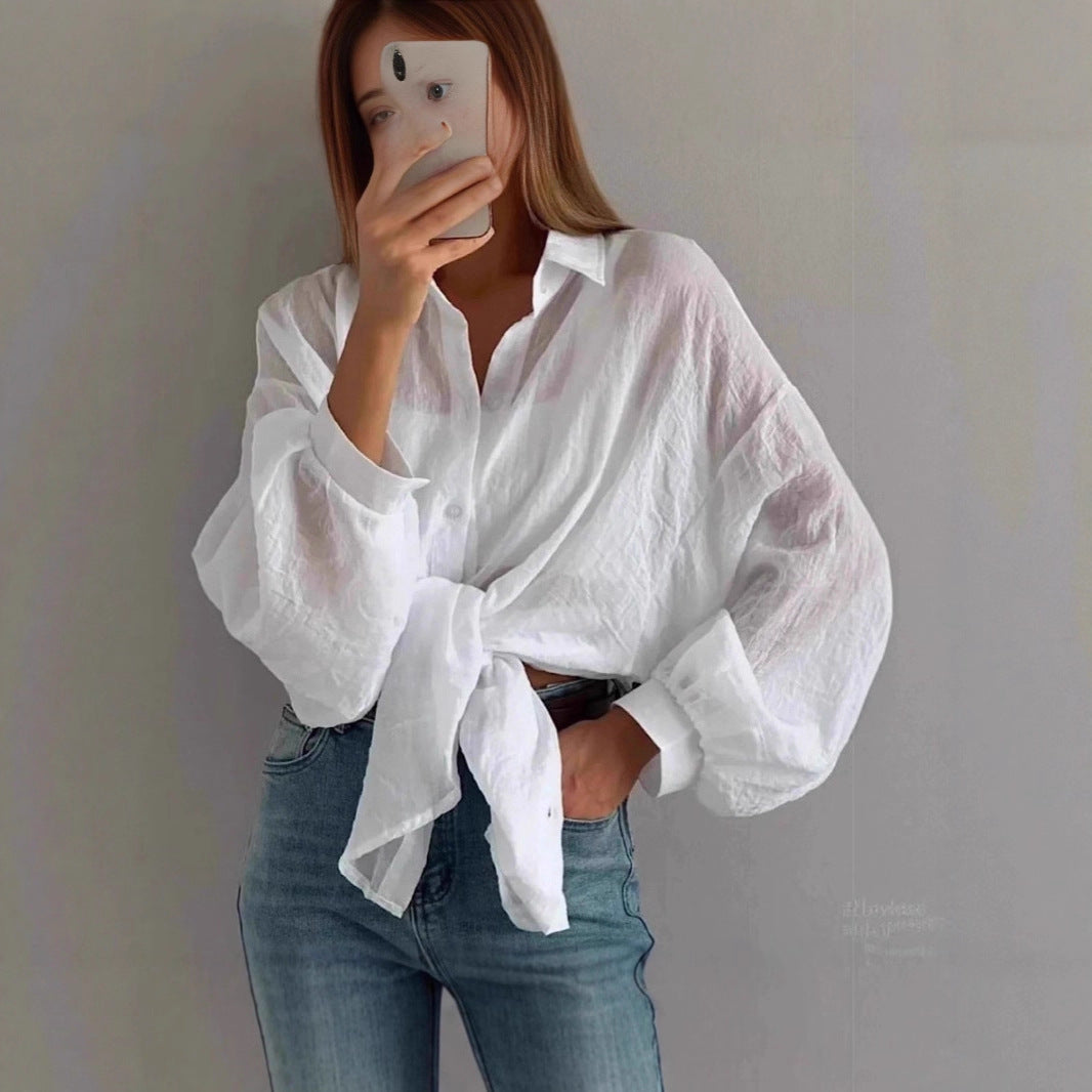 Oversized Button-Up Shirt