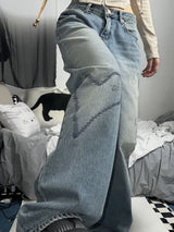 Relaxed Fit Distressed Jeans