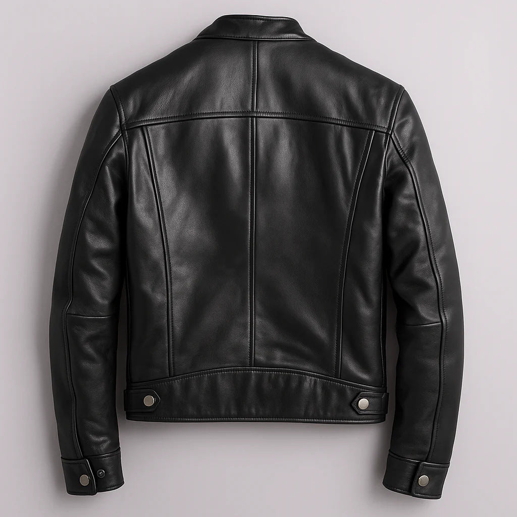 Classic Faux Leather Biker Jacket