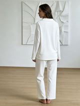 Stylish Long-Sleeve Loungewear Pajama Set