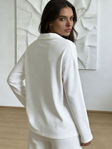 Stylish Long-Sleeve Loungewear Pajama Set