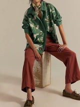 Animal & Nature Print Oversized Shirt