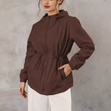 Stylish Hooded Windbreaker Jacket