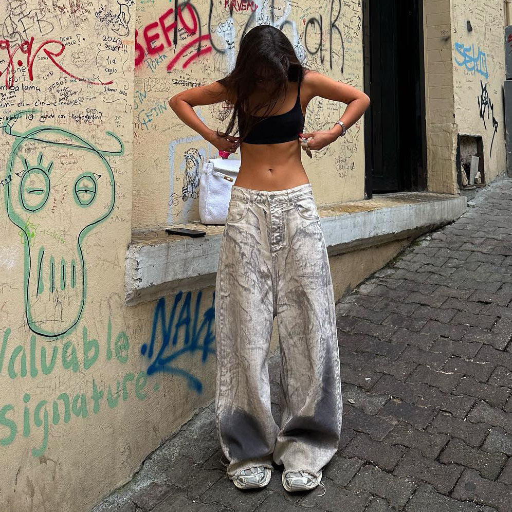 Street Style Wide-Leg Pants
