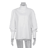 Elegant White Button-Down Blouse