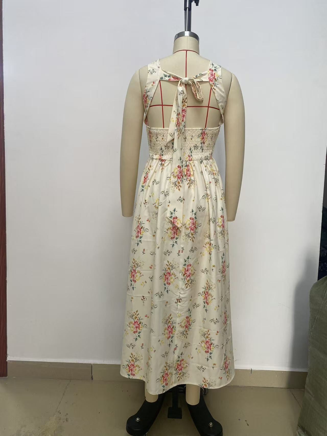 Stylish Floral Maxi Dress