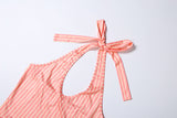 Stylish Striped Two-Piece Set