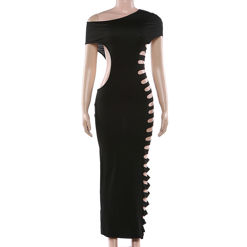 Cut-Out Bodycon Maxi Dress