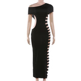 Cut-Out Bodycon Maxi Dress
