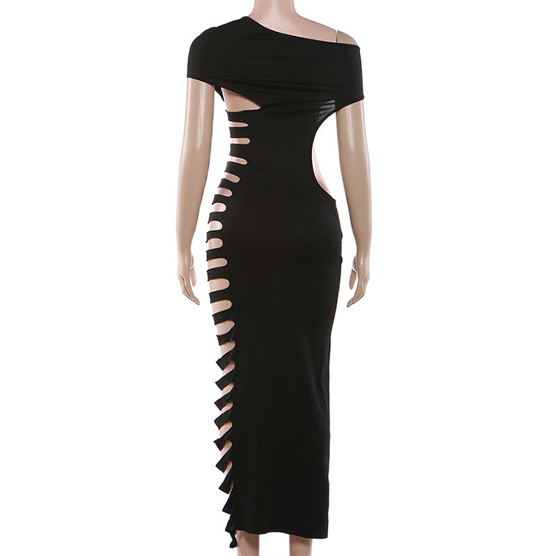 Cut-Out Bodycon Maxi Dress