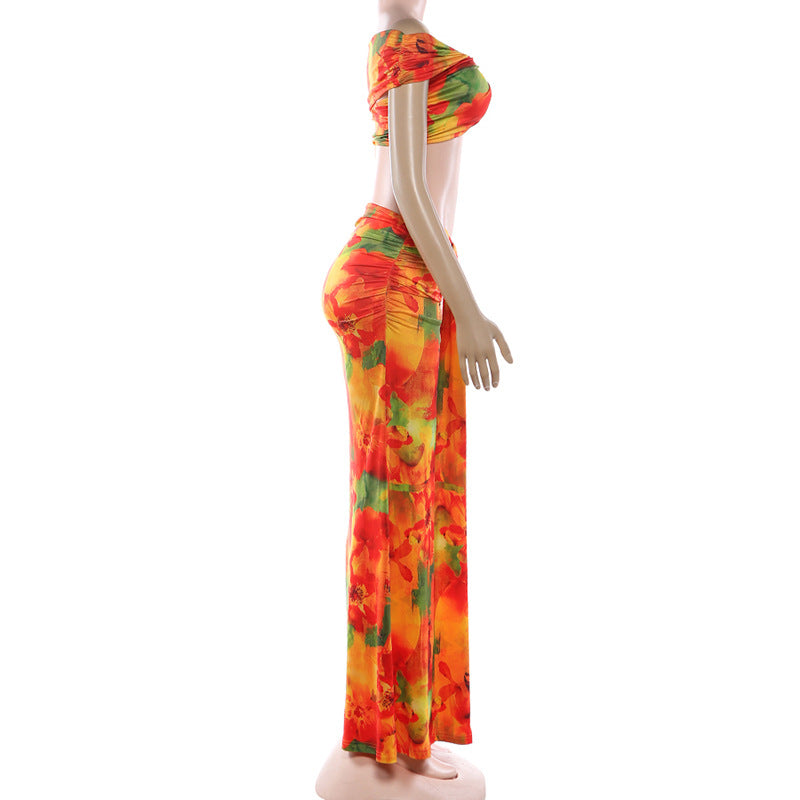 Vibrant Tie-Dye Two-Piece Set