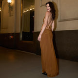 Evening Gown with Embellished Waistbands