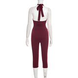 Sleek Halter-Top Jumpsuit