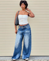 Casual Chic Wide-Leg Baggy Jeans